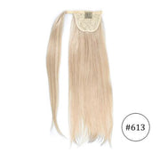 Drawstring Ponytail With Clip in Human Hair