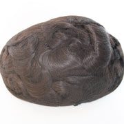 High Density 0.12-0.14mm Durable Skin Natural Human Hair Toupee