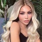 Ombre Platinum Blonde Bob Indian Lace Front Human Hair Wig