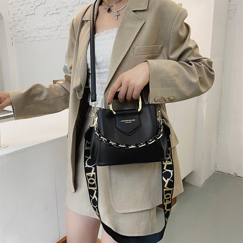 One-Shoulder Handbag  Quality  PU Leather
