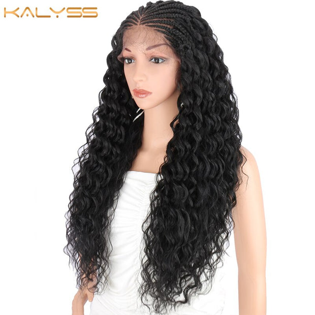 Kalyss 28 Inches Hand Braided Wigs