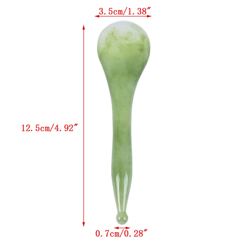 Portable Facial Massage Roller Natural Jade