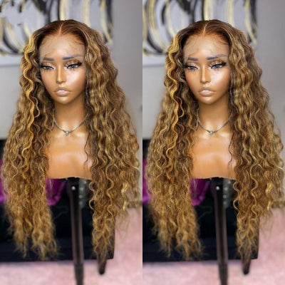 Highlight Curly Brazilian Front Wigs