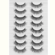 8 Pairs 3D Mink False Eyelashes Natural Wispy Fluffy Dramatic Volume