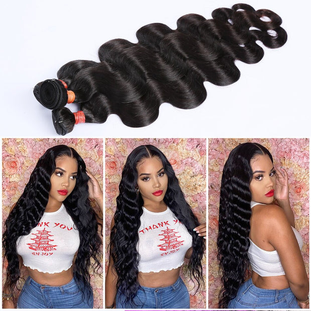 Body Wave Remy Brazilian Bundles