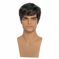 Thumbnail for Short Men Wig Straight Toupee Wigs