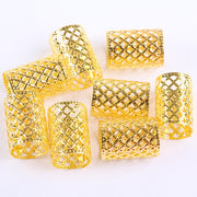 10pcs Adjustable Clip  Mini Braid Hair Extension Ring