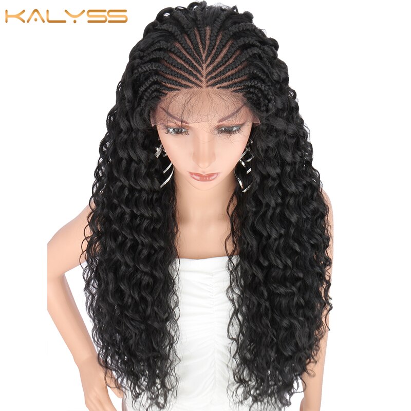 Kalyss 28 Inches Hand Braided Wigs
