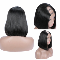 Thumbnail for Straight Bob  With Bang Brazilian Remy Human Hair