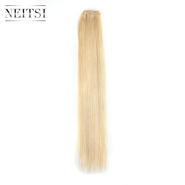 Remy Human Hair Extensions 20" 24" 100g/Pc Black Blonde Ombre Piano