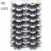 8 Pairs 3D Mink False Eyelashes Natural Wispy Fluffy Dramatic Volume