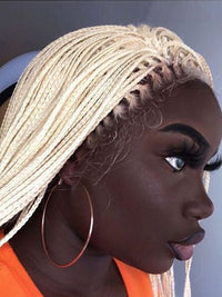 Thumbnail for Micro Braided Blonde Hair Lace Front Wig