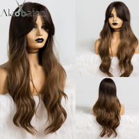 Thumbnail for Ombre Light Ash Brown Blonde Wavy