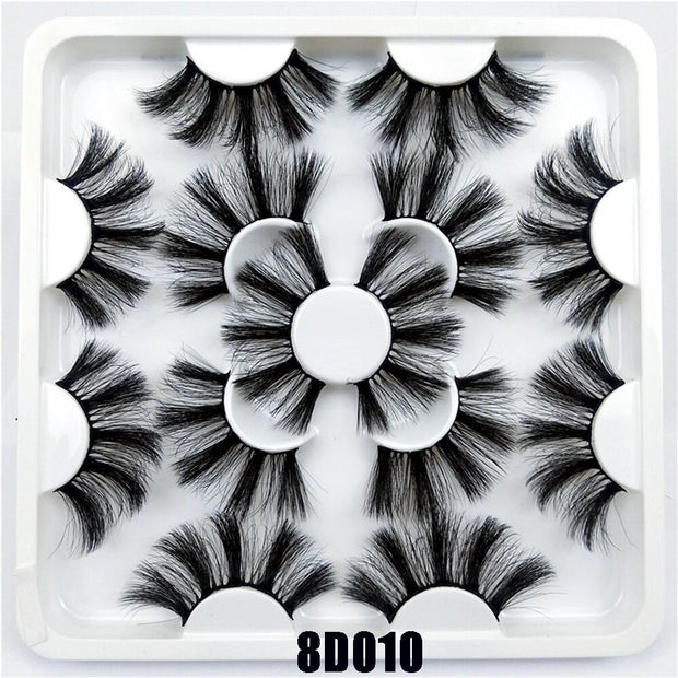 3D Mink False Eyelashes Dramatic Long Wispies