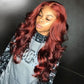 Chocolate Brown Lace Front Wig Pre- Plucked