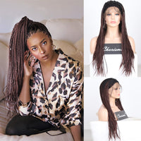 Thumbnail for Ombre Dark Brown Wig -Free Part Braided Wig