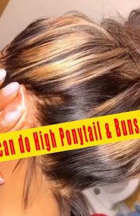 Thumbnail for Short Highlight Wig Ombre Brown