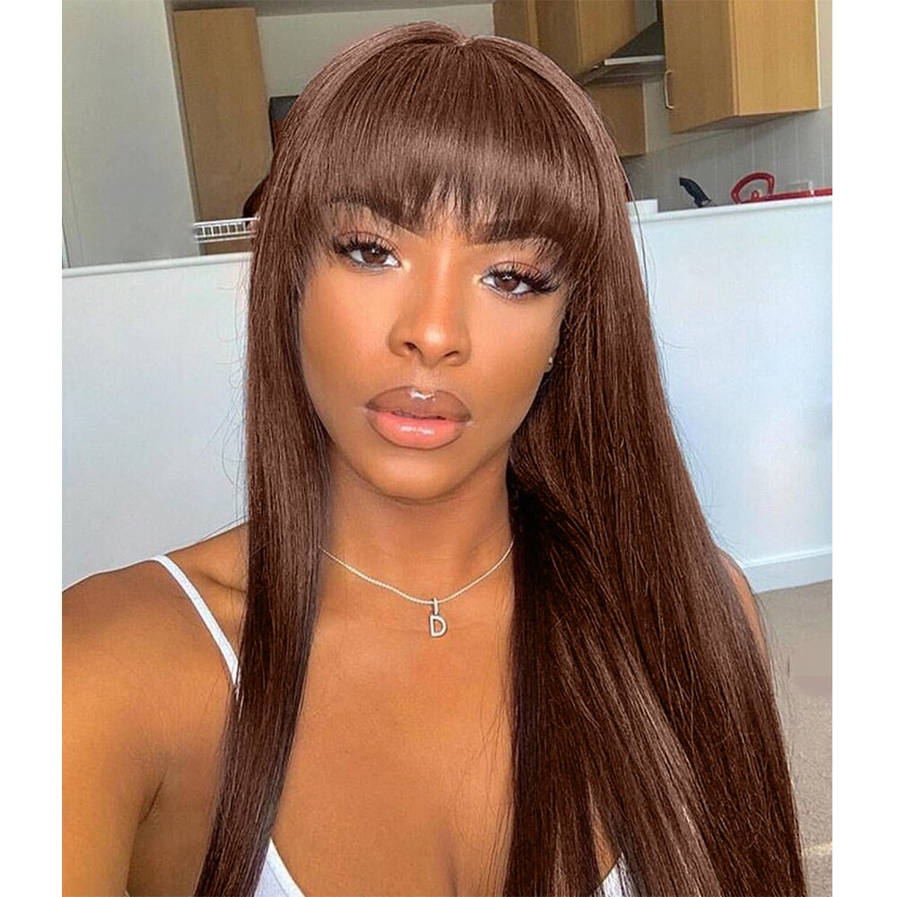 Silk Brown Remy 30inch Wig