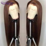 360Lace  Straight Brown  250Density  PrePlucked Remy Hair