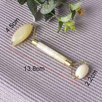 Thumbnail for Portable Facial Massage Roller Natural Jade