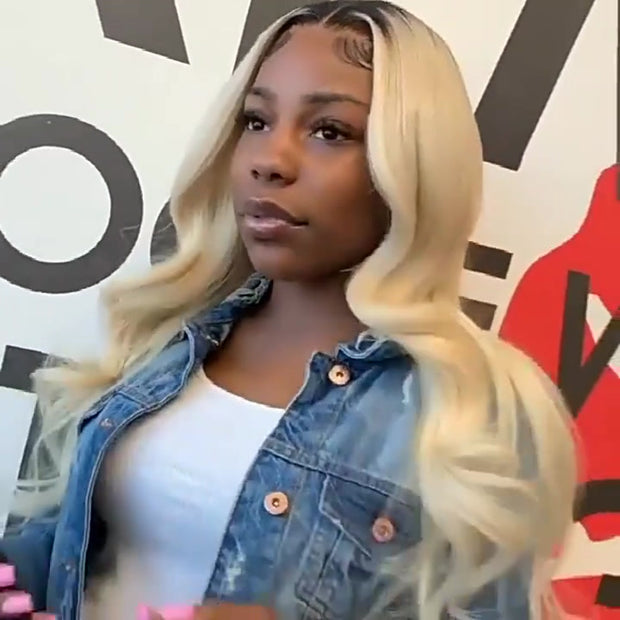 Body Wave Blonde Wig Brazilian Remy Human Hair