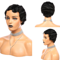 Thumbnail for Pixie Cut Human Hair Short Bob Wig