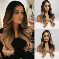 Thumbnail for Ombre Light Ash Brown Blonde Wavy