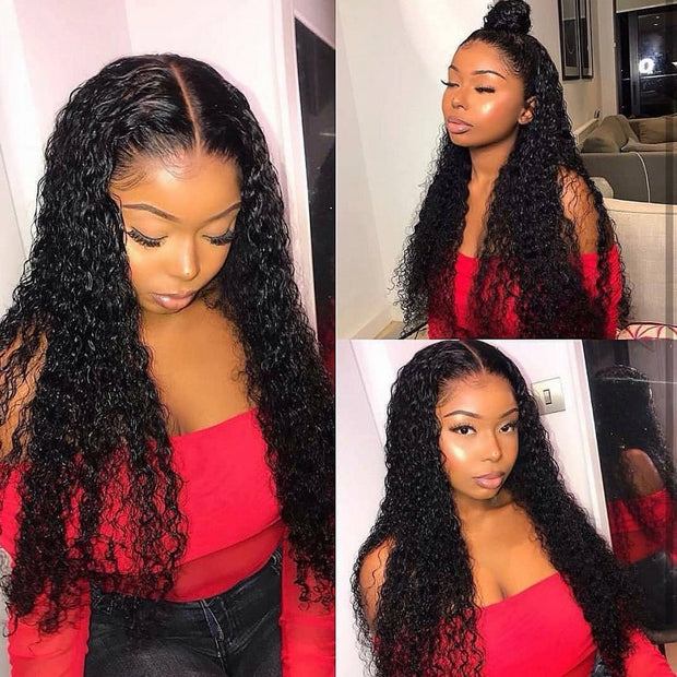 Deep  Water Wave Curly Hd Frontal