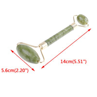 Thumbnail for Portable Facial Massage Roller Natural Jade