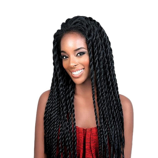 Lace Front Afro Twist Braided Wigs
