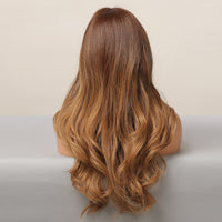 Thumbnail for Ombre Brown Wigs With Full Bangs