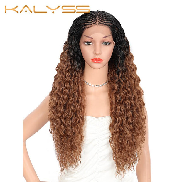 Kalyss 28 Inches Hand Braided Wigs