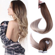 Tape in Human Hair Extensions 100% Real Remy Human Hair Extensions