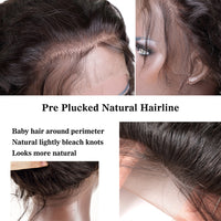 Thumbnail for Wavy Peruvian Ombre Blonde 360 Frontal Human Hair Wig With Baby Hair