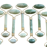 Thumbnail for Portable Facial Massage Roller Natural Jade