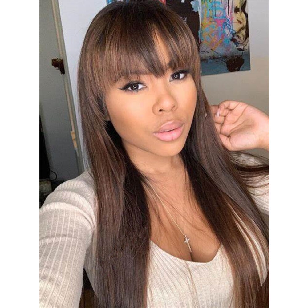 Silk Brown Remy 30inch Wig