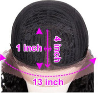 Thumbnail for Short Bob Straight 4X4 Lace Closure Wigs PrePlucked Baby Hair