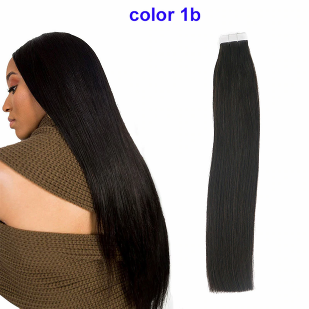 Tape in Human Hair Extensions 100% Real Remy Human Hair Extensions