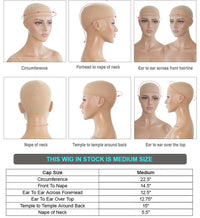 Thumbnail for Highlight Blonde Silky Straight Human Hair Wigs With Bangs
