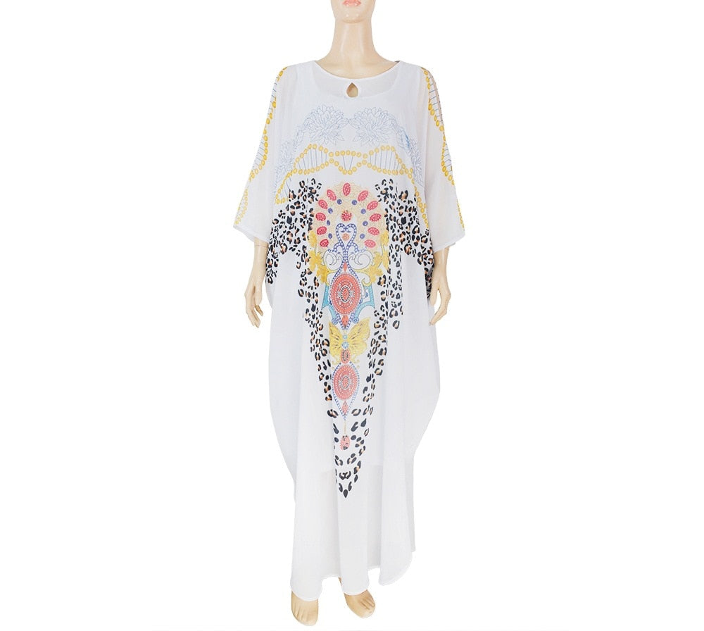 Print Traditional Maxi Dashiki African Dress