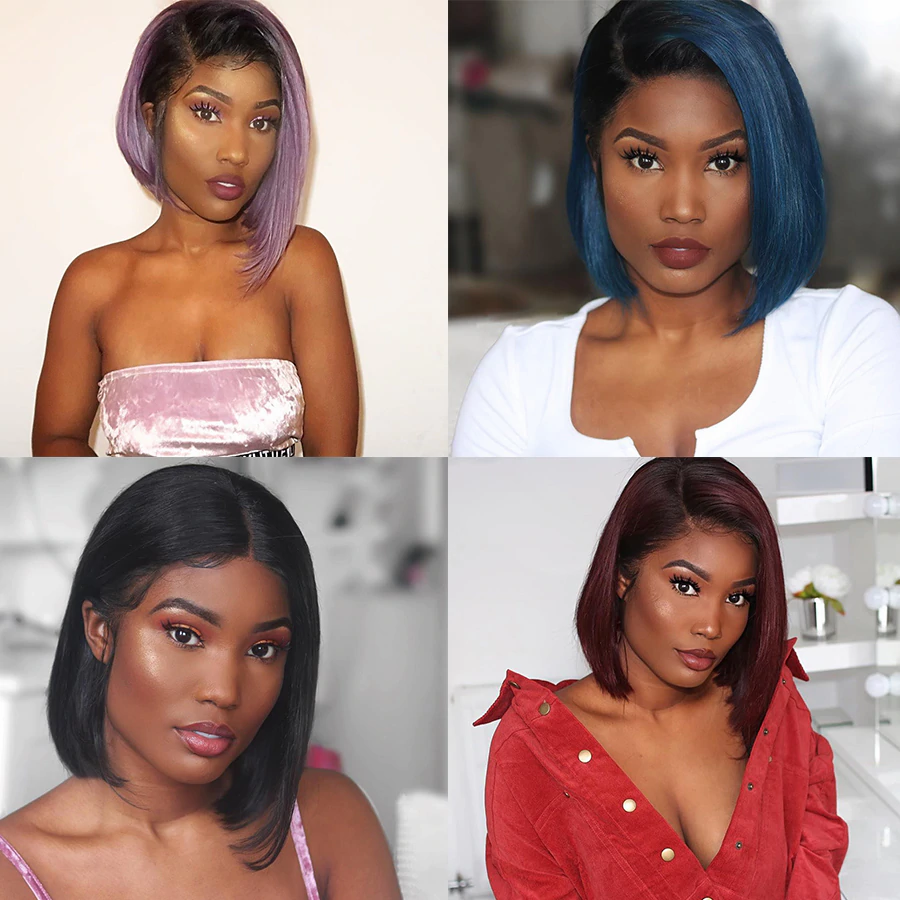Bob Wigs in different shades
