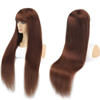 Thumbnail for Silk Brown Remy 30inch Wig