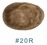 High Density 0.12-0.14mm Durable Skin Natural Human Hair Toupee
