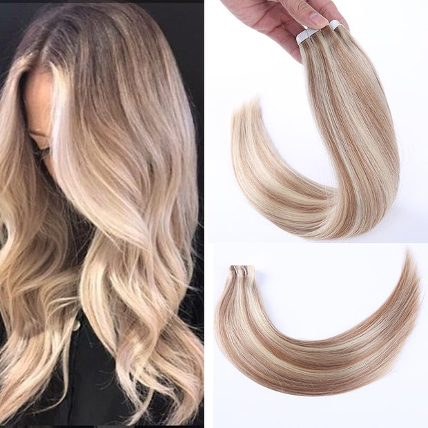 Tape in Human Hair Extensions 100% Real Remy Human Hair Extensions