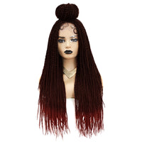 Thumbnail for Senegalese Twist Braiding Hair Ombre Braided Wig
