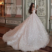 Luxury Lace Ball Gown Wedding Dresses