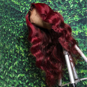 99J Burgundy 13X4 Lace Frontal Wig