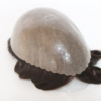 Thumbnail for High Density 0.12-0.14mm Durable Skin Natural Human Hair Toupee