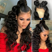 Thumbnail for Loose Wave Transparent Lace Front Wig Brazilian Human Hair