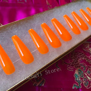 Coffin Glossy Press Nails